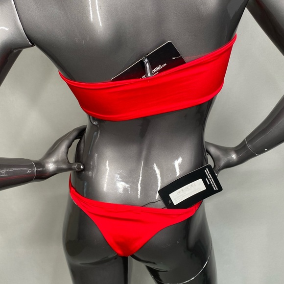 NWT Pretty little thing red strapless bi… - Picture 4 of 7